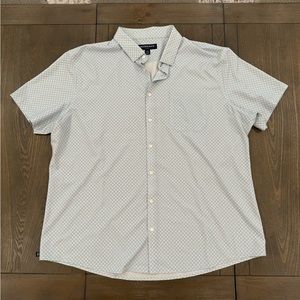 Men’s Mizzen+Main short sleeve button down shirt, XXL